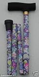 Folding floral walking stick