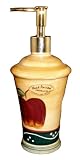 KITCHEN SOAP DISPENSER COUNTRY APPLE DECOR