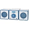 AEG MC 4455 Kompaktanlage (CD/MP3-Player, UKW-Tuner, Breitband-Lautsprecherboxen, USB) blau