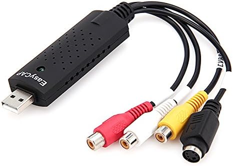 EasyCAP DC60 USB 2.0 Video Adapter with Audio Capture and Edit High-quality Video and Audio