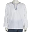 Mens Long Sleeve Casual Cotton Shirt Kurta India Chest 42 inches (gsk555)