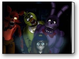 ArtShop Gallery Wrapped Five Nights at Freddy's Art Custom Modern Art Painting Wall Decor Canvas Print