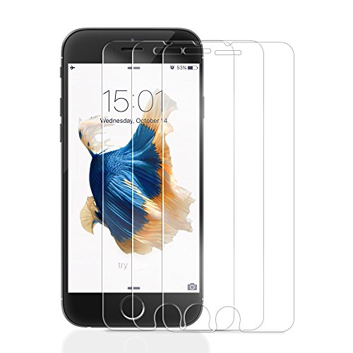 iPhone 6 Screen Protector, 3 Pack Cambond® Thinnest Tempered Ballistics Glass Screen Protector for iPhone 6 4.7 Inch Only (3 Pack)