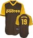 Tony Gwynn Brown Majestic Cooperstown Throwback San Diego Padres Jersey - X-Large