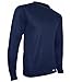 Polarmax Mid Weight Double Base Layer Men's Long Sleeve Crew Tee (Indigo, Medium)