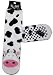 Tubular Cow Non-Skid Slipper Socks by K. Bell