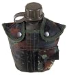 US Plastik Feldflasche flecktarn flecktarn/BW camo