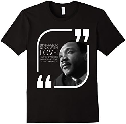 Dr Martin Luther King JR- LOVE - Male 2XL - Black