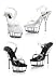 Delightful Sandal With Rhinestone Letters Spelling 