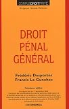 Revue Economica  / Droit pénal général