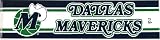 DALLAS MAVERICKS NBA bumper sticker