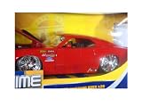 Detailed Diecast JaDa 1970 Ford Mustang Boss 429 Deep Dish Low Profile Rubber Mags - Opening Features Extreme Detail Scattered Chrome Adult Collectible 1/24 Scale