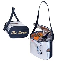 Hochwertige K�hltasche "The Marina" mit einem gro�en Klettverschlussfach au�en, langem Henkel und viel Stauraum im Inneren - 35 x 21,5 x 29 cm (M6777)