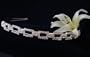 Girls Headband TIARA Flower Girl Holy First Communion Silver Crystal