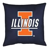 Illinois Fighting Illini Throw Bed Pillow