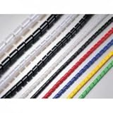 エスケイ工機 電線保護材 スパイラルチューブ 内径Φ10.0mm 外径12.0mm 黒 50m巻 SP-10BK