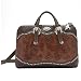 Brown American West Round Up Single Compartment Briefcase