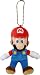 Official Nintendo Mario Plush Series Stuffed Toy - 5" Mario Mascot Strap (Japanese Import)
