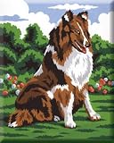 Eigenschaften Mammut / Malen nach Zahlen auf Keilrahmen Collie 20 x 25 cm, ohne Mischen