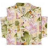 Montego Mens Textured Silk Print Camp Shirts