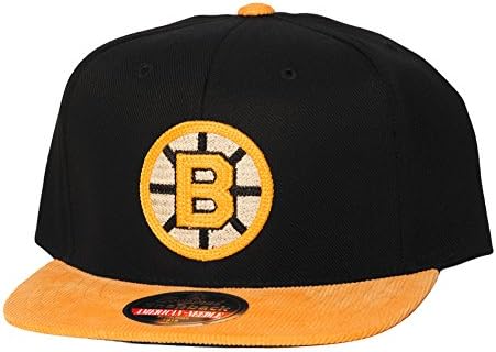 Boston Bruins Retro AN Vault Logo Strapback Snapback Style Cap Hat