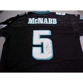 Donovan McNabb Hand Signed Autographed Authentic Reebok Philadelphia Eagles A...
