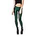 Green Mermaid Leggings for Women Halloween Leggings Stretch Ankle Length L