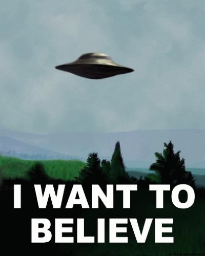 X-FILES I WANT TO BELIEVE 24X36 POSTER