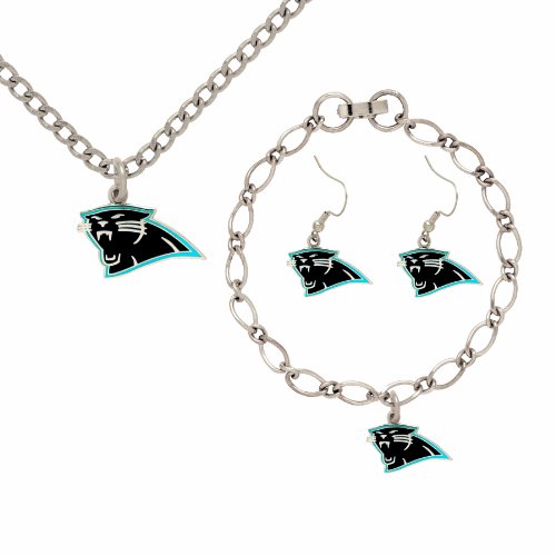 NFL Carolina Panthers Jewelry Set
