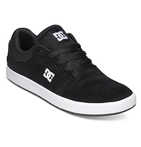 DC Men's Crisis Skate Shoe,Black/White,10.5 M US