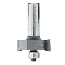 Makita 733124-2A Router Bit 3/8-Inch Rabbet, 2 Cutting Flutes,1/4-Inch Shank H Carbide Tip