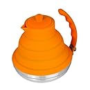 Better Houseware Collapsible Tea Kettle, Orange