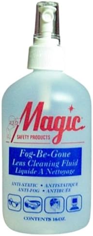 Lens Cleaning Fluid Anti-Fog Lens 16 oz. Dispenser Bottle 1 Case (12 Bottle) by Magic Safety - MS93150