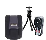 41dj50XzN4L. SL160  Olympus Digital Camera Case + Mini Tripod + 4 AA Batery and charger Kit For The fe 46 / fe 26 / fe 25