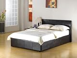 NEW DOUBLE BLACK FUSION OTTOMAN STORAGE BED MEGA OFFER NOW ON