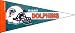 Football Pennants: NFL Mini Miami Dolphins Pennant