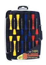 KR Tools 12709 Pro Series 8-Piece Precision Screwdriver Set