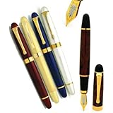 X450 QUINATE - X450 Kurve Claret, Gold, Midnight, Vanilla, and Scintillio Vintage Fountain Pen Quinate