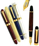 X450 QUINATE - X450 Kurve Claret, Gold, Midnight, Vanilla, and Scintillio Vintage Fountain Pen Quinate