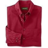 Long-Sleeve Solid Color Signature Twill Shirt