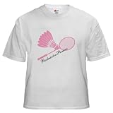 Badminton Princess Sports White T-Shirt by CafePress