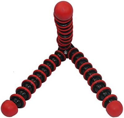 Black Pro Large Octopus Tripod with Adapter Holding 3 Kgs Size 250*60*60mm for Gopro Hero 4 3+ Camera Digital Slrs/dslr/dv - Red