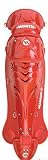 Worth Youth Baseball Catchers Gear Leg Guards 13 New Red