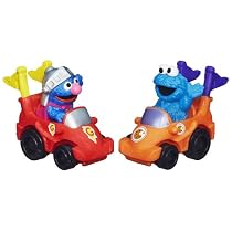 Playskool Sesame Street Racers (Super Grover and Cookie Monster)
