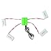 Noiposi 4Pcs 3.7V 680mah 20c Lipo Battery with X6 Charger for Syma X5HC X5HW RC Quadcopter