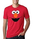 Sesame Street Elmo Face Adult T-Shirt