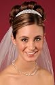 Patina Comb: Combines Silver Welds With Hand Woven Silver Wire. Large Diamond-Shaped Austrian Crystals
