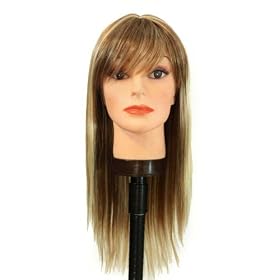 22″ Long Strawberry Blonde,Pale Blonde feathered cut with bangs synthetic wig