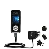 International Wall / AC Charger for the Cowon iAudio U3 - Gomadic Brand w/ TipExchange Technology