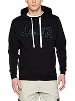 Jeep Sudadera con Capucha O100717 (Negro / Turquesa)